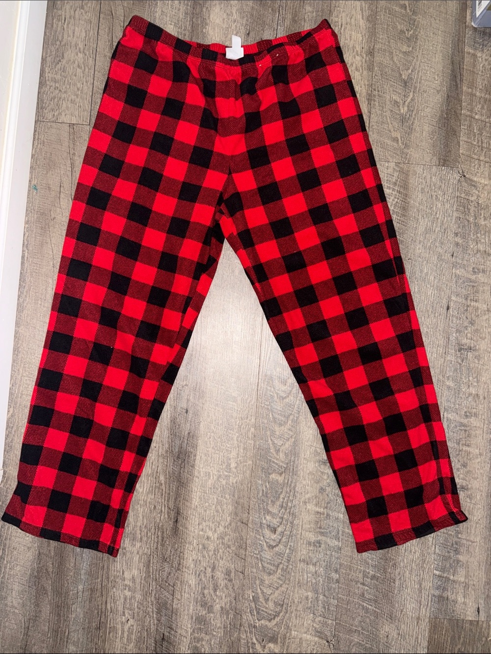 Wondershop Red and Black Buffalo Plaid Fleece Pajama Pants
